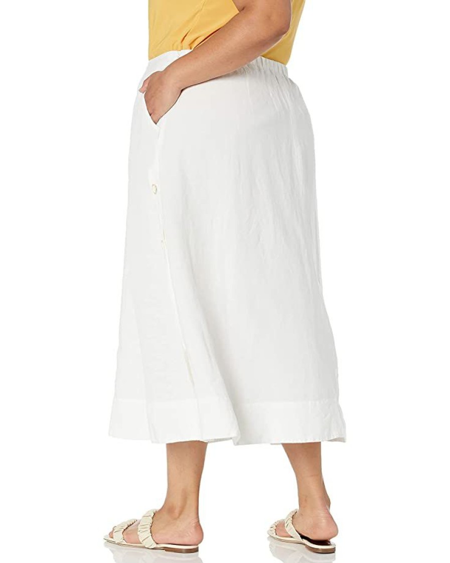 Clothing * | Skirts Nic+Zoe Women'S Front Runner Skirt Paper White