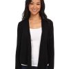 Clothing * | Nic+Zoe Sweaters Long-Sleeve 4-Way Cardy Black Onyx